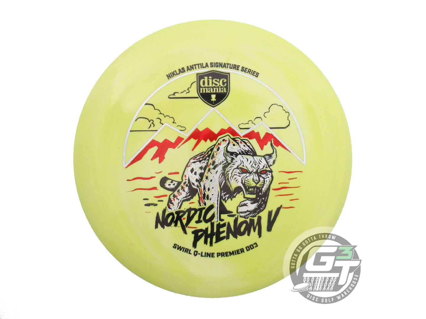 Discmania Limited Edition 2026 Signature Niklas Anttila Nordic Phenom V Swirl Q-Line DD3 Distance Driver Golf Disc (Individually Listed)