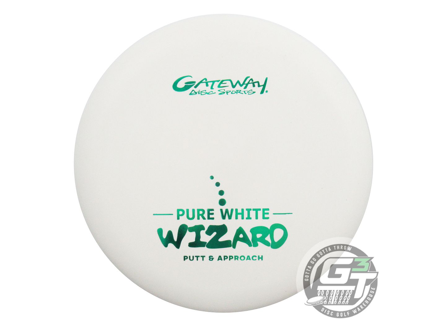 Gateway Pure White Wizard Putter Golf Disc (Individually Listed)
