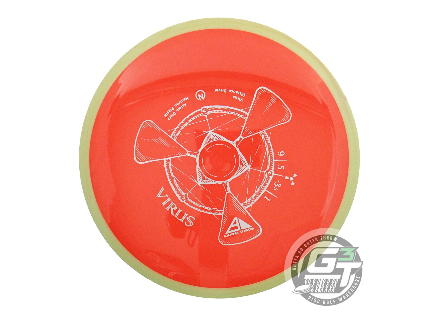 Axiom Neutron Virus Distance Driver Golf Disc (Individually Listed)