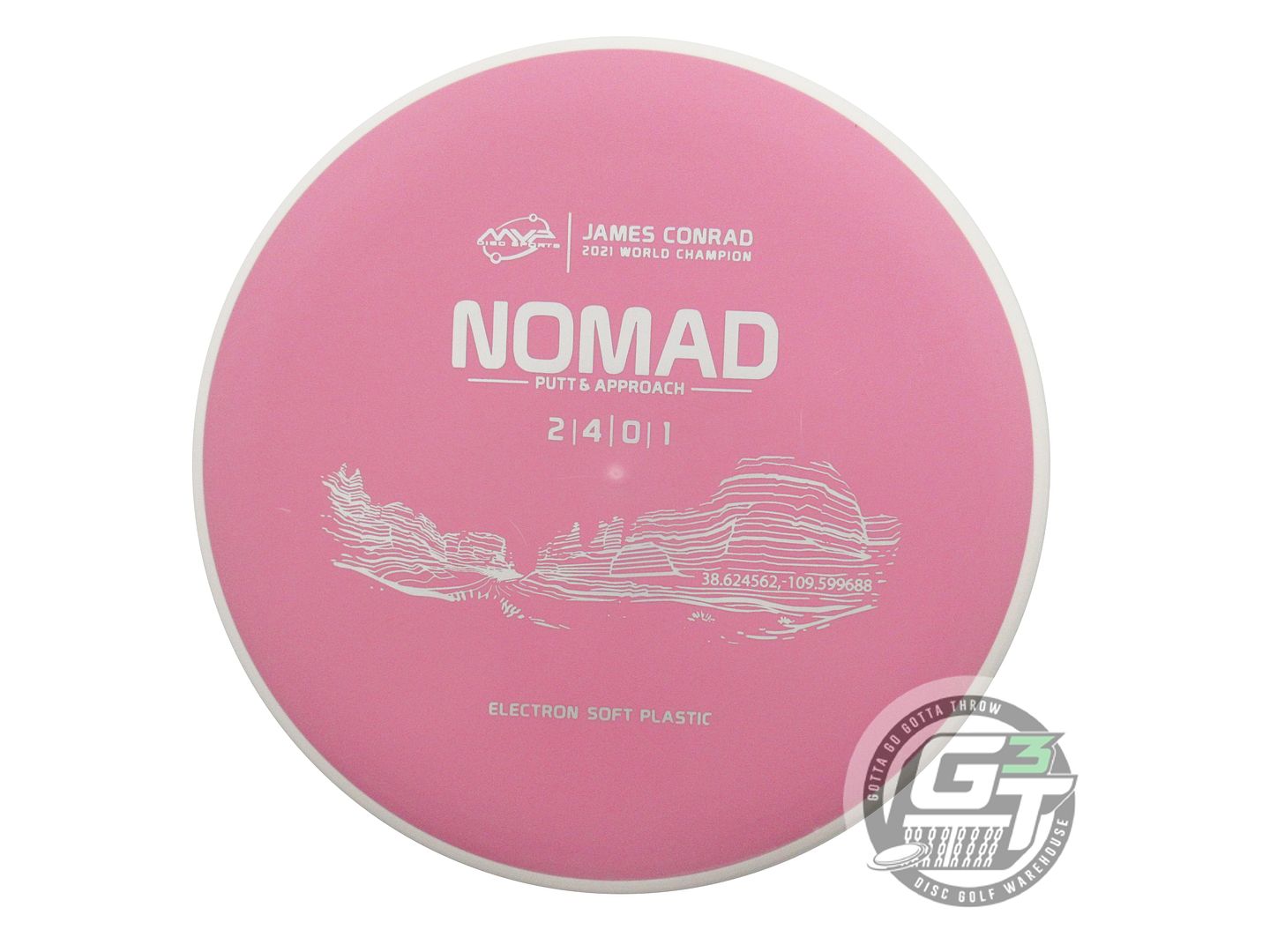 MVP Electron Soft Nomad [James Conrad 1X] Putter Golf Disc (Individually Listed)