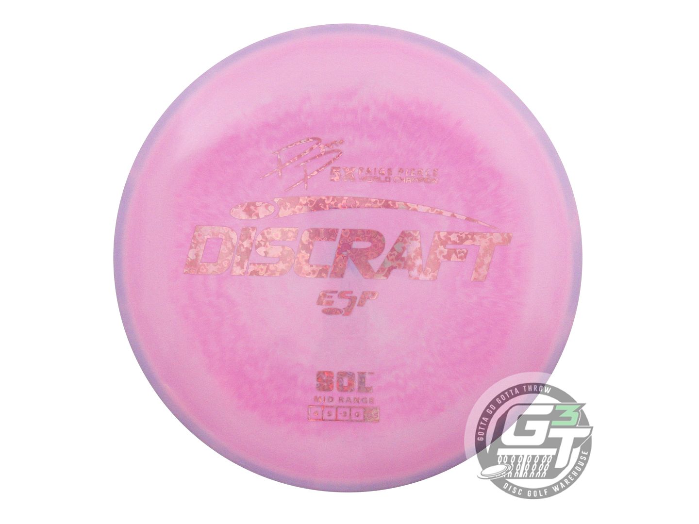 Discraft ESP Sol [Paige Pierce 5X] Midrange Golf Disc (Individually Listed)