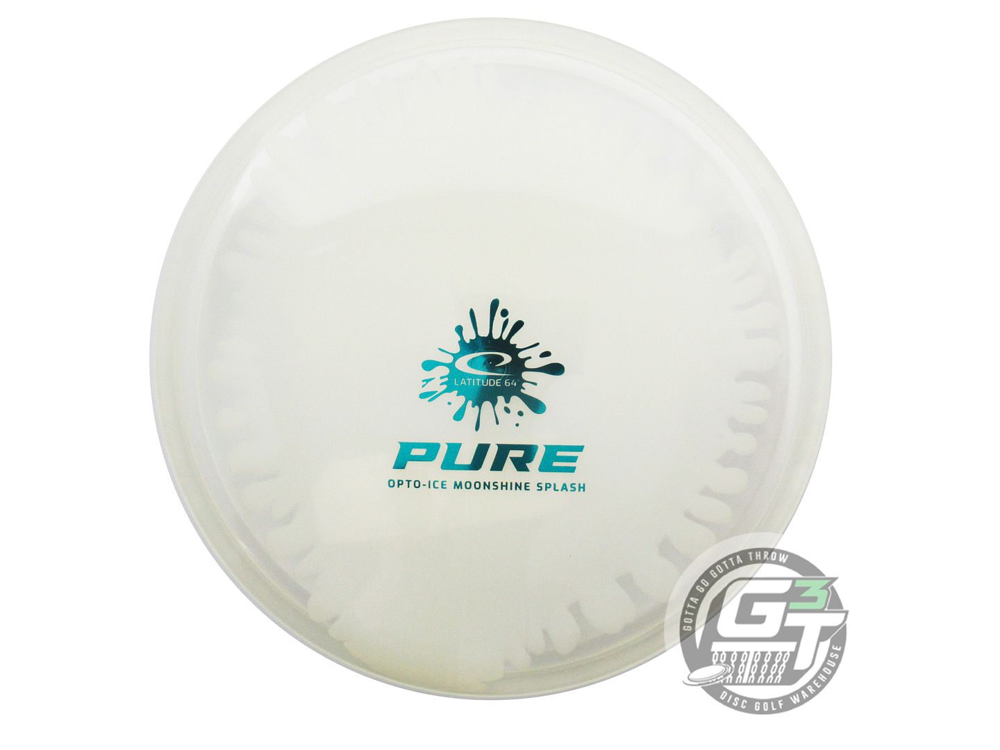 Latitude 64 Moonshine Glow Opto Ice Splash Pure Putter Golf Disc (Individually Listed)