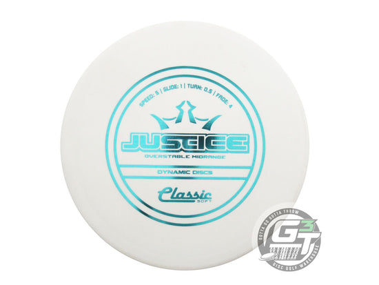 Dynamic Discs Classic Soft Justice Midrange Golf Disc (Individually Listed)