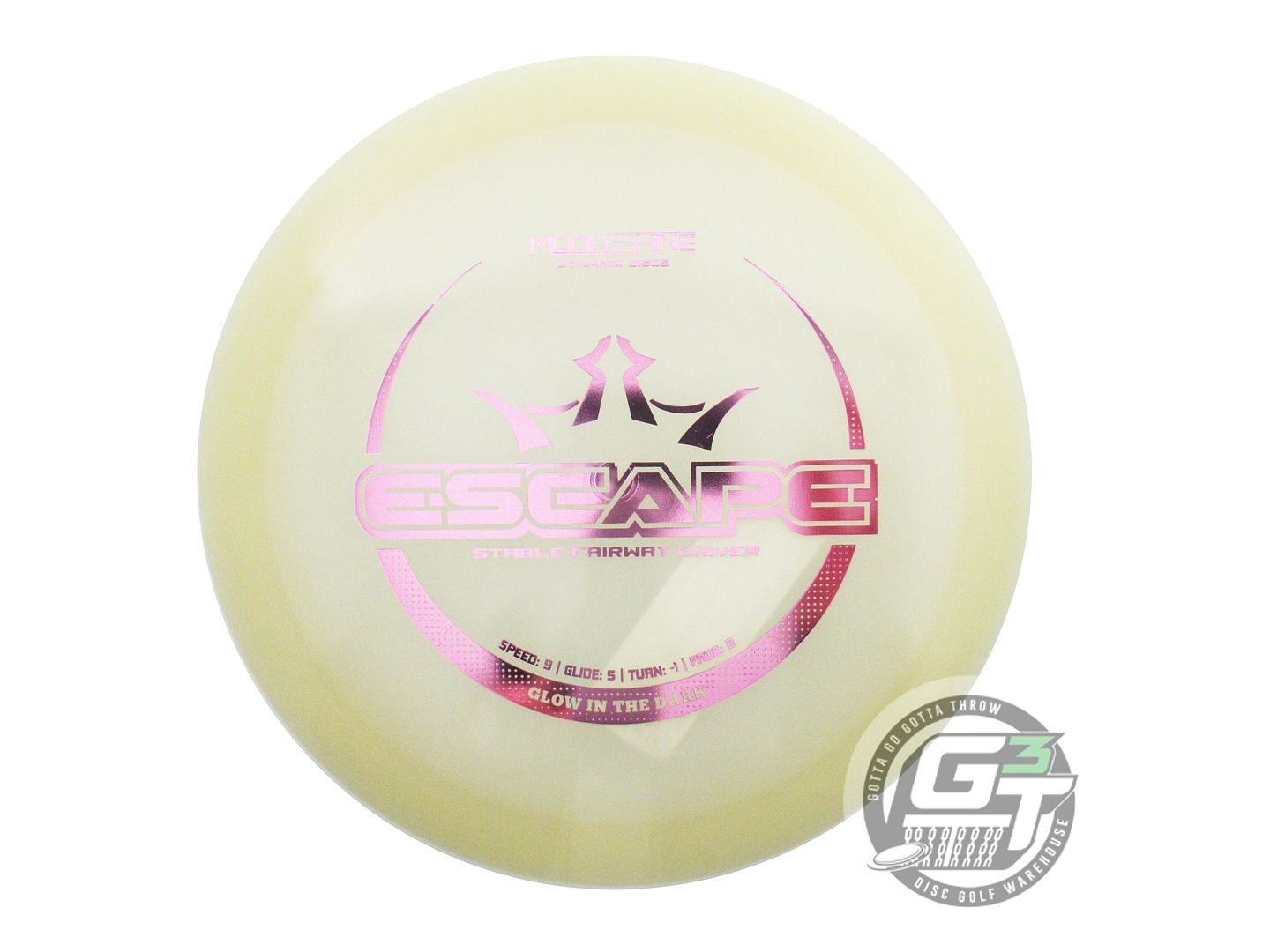 Dynamic Discs Moonshine Glow Lucid Escape Fairway Driver Golf Disc (Individually Listed)