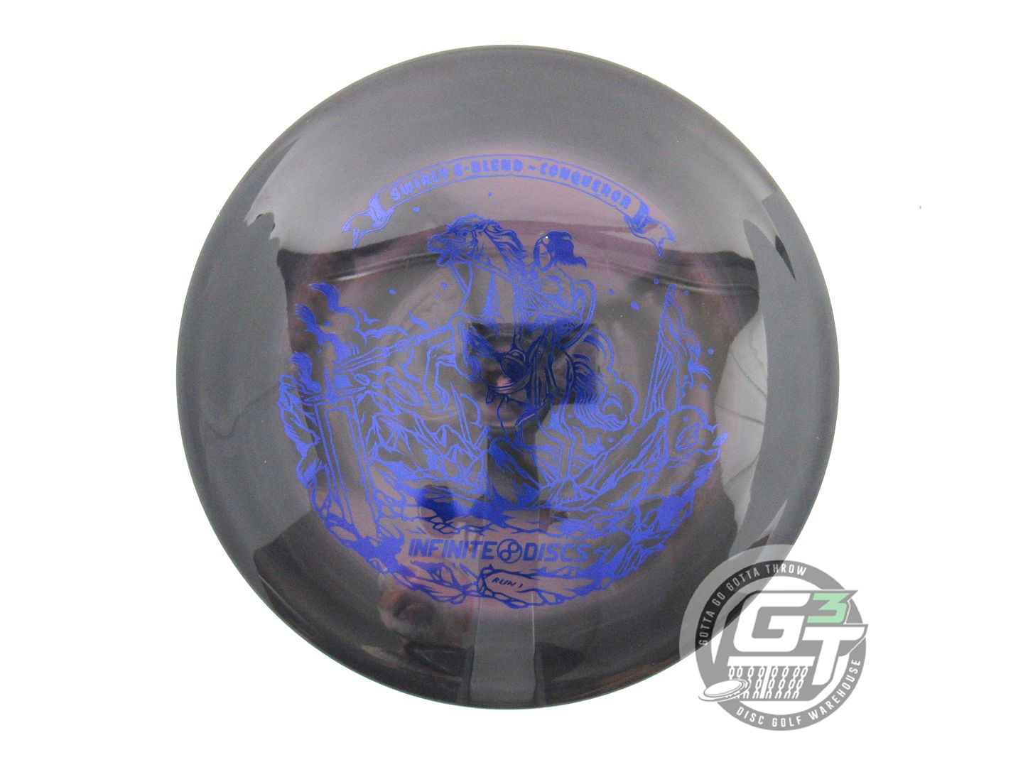 Infinite Discs Swirly S-Blend Conqueror Distance Driver Golf Disc (Individually Listed)