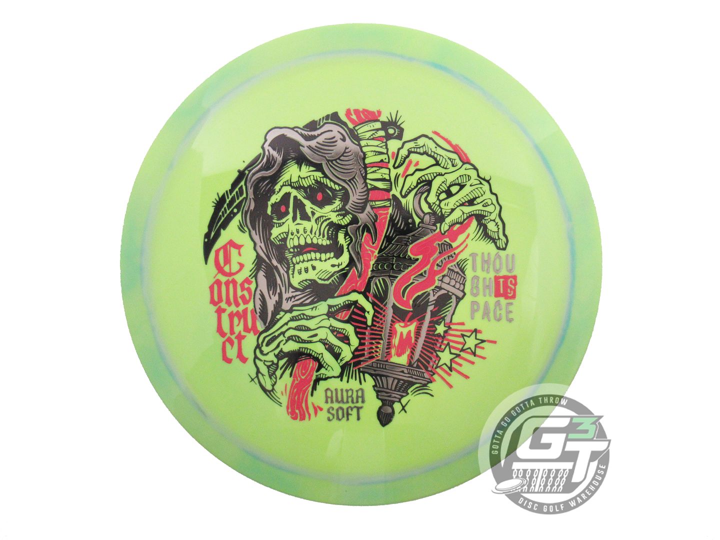 Thought Space Athletics Aura Soft Construct Distance Driver Golf Disc (Individually Listed)