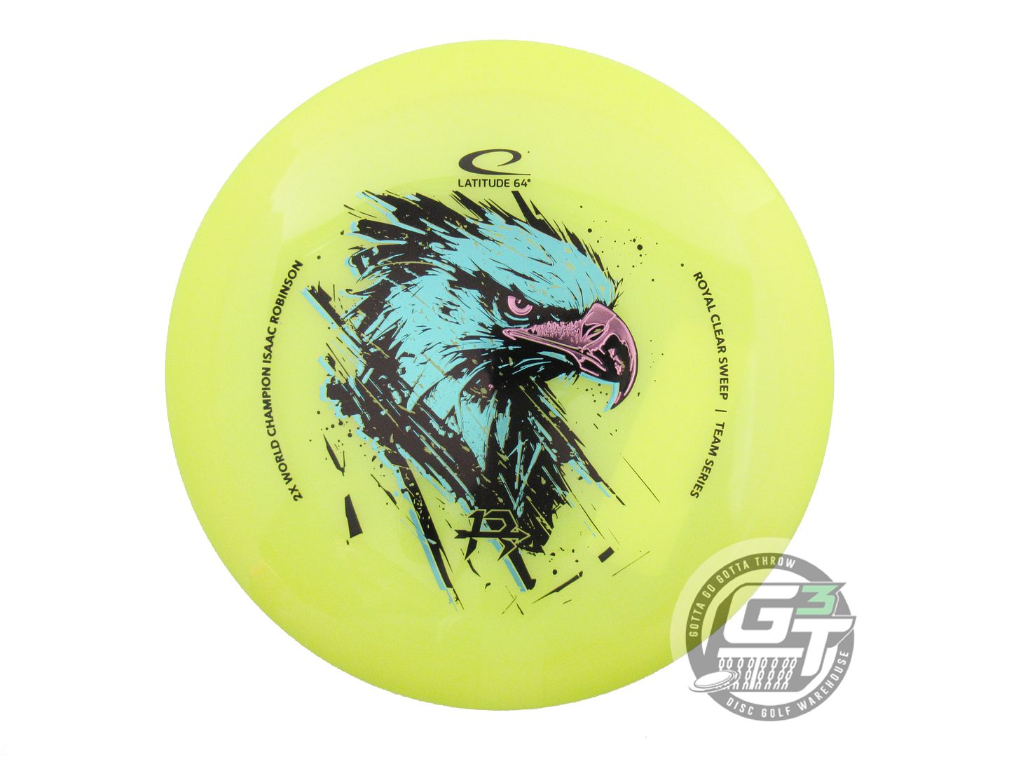 Latitude 64 Limited Edition 2026 Team Series Isaac Robinson Royal Clear Sweep Fairway Driver Golf Disc (Individually Listed)