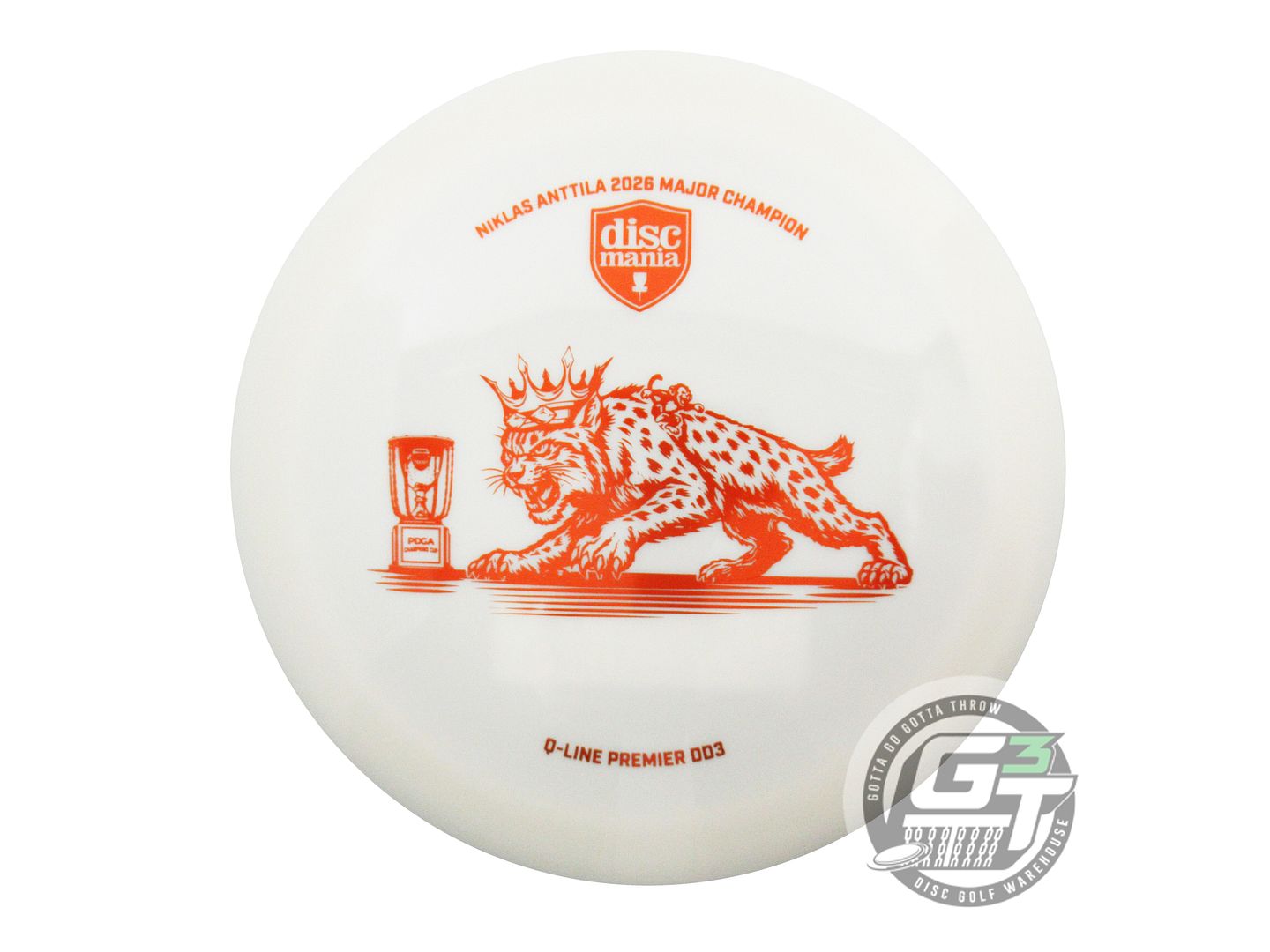 Discmania Limited Edition Triumph Series Niklas Anttila 2026 PDGA Champions Cup Premier Q-Line DD3 Distance Driver Golf Disc (Individually Listed)