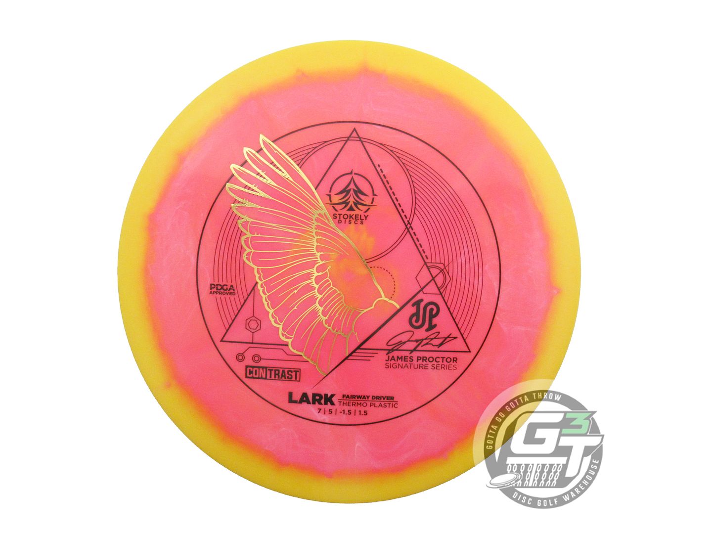 Stokely Limited Edition 2025 Signature Tour Series James Proctor Contrast Thermo Lark Fairway Driver Golf Disc (Individually Listed)