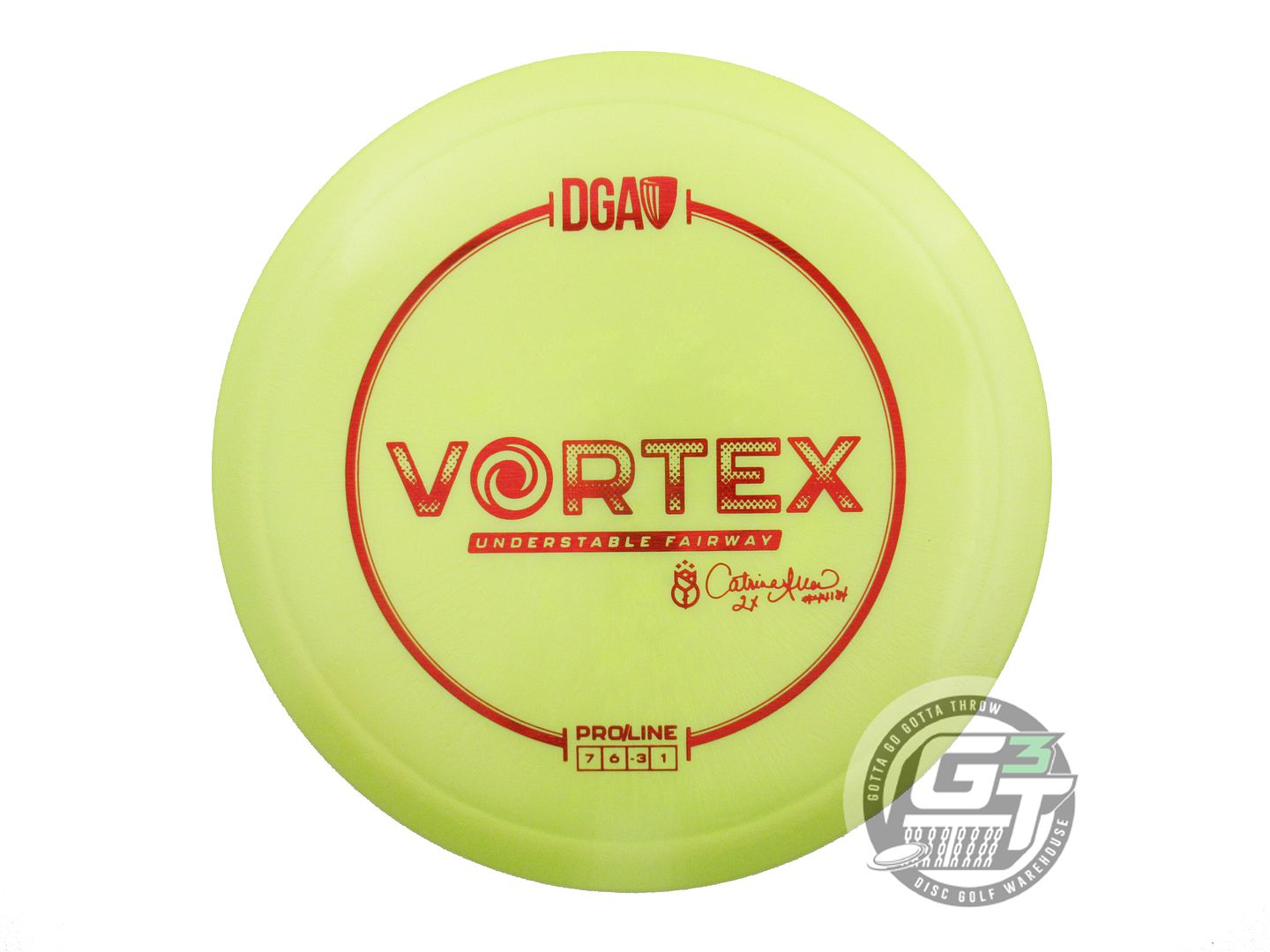 DGA ProLine Vortex [Catrina Allen 2X] Fairway Driver Golf Disc (Individually Listed)
