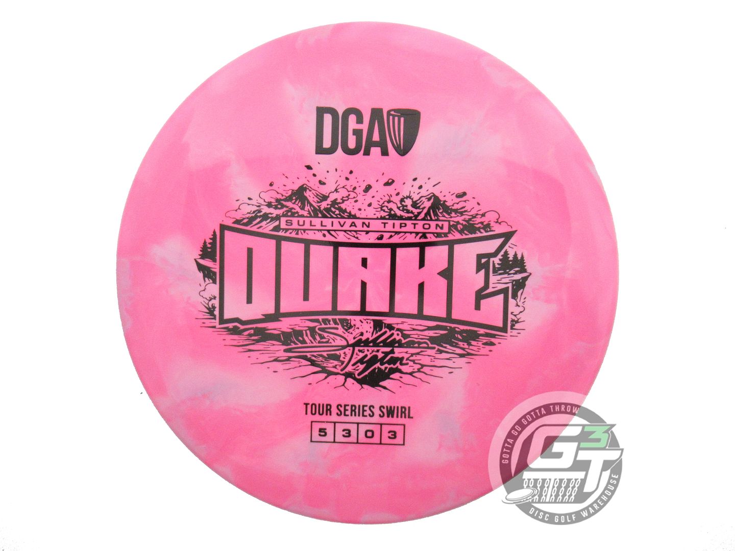 DGA Limited Edition 2026 Tour Series Sullivan Tipton Special Blend Quake Midrange Golf Disc (Individually Listed)
