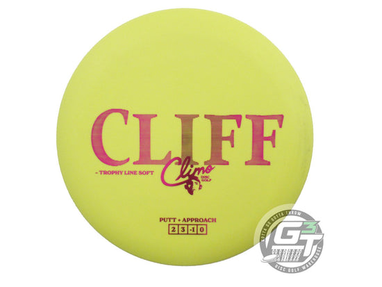 Climo Trophy Line Soft Cliff Putter Golf Disc (Individually Listed)