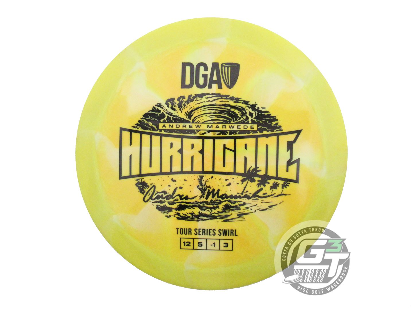 DGA Limited Edition 2026 Tour Series Andrew Marwede Special Blend Hurricane Distance Driver Golf Disc (Individually Listed)