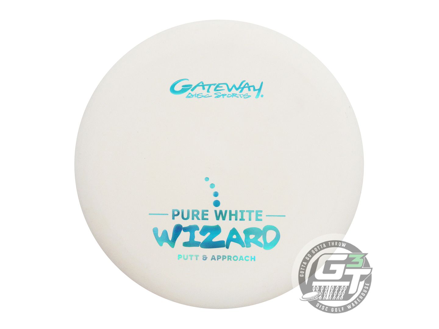 Gateway Pure White Wizard Putter Golf Disc (Individually Listed)