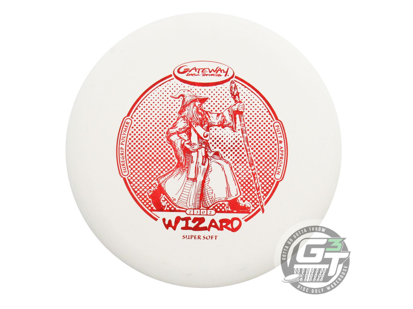 Gateway Sure Grip Super Soft Wizard Putter Golf Disc (Individually Listed)