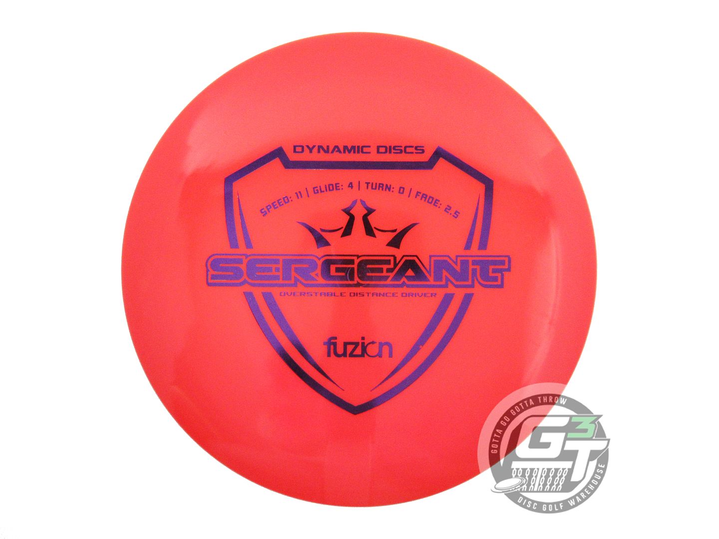 Dynamic Discs Fuzion Sergeant Distance Driver Golf Disc (Individually Listed)