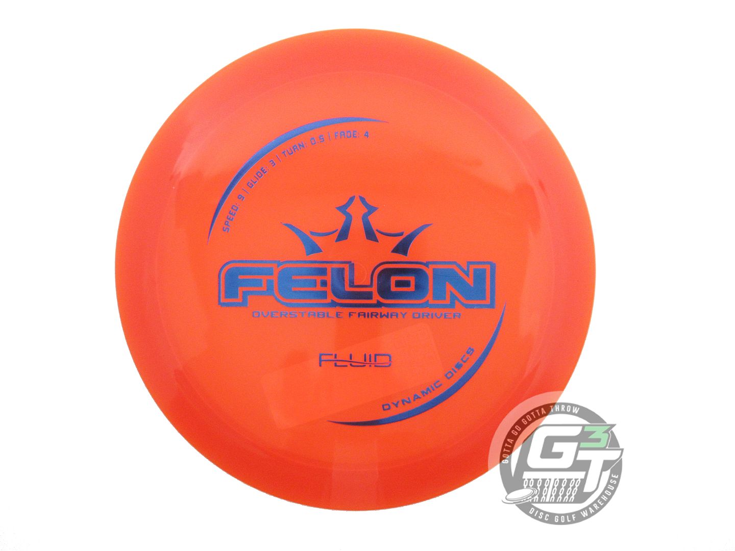 Dynamic Discs Fluid Felon Fairway Driver Golf Disc (Individually Listed)
