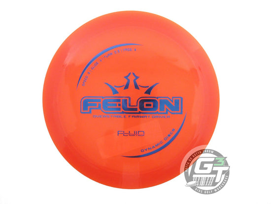 Dynamic Discs Fluid Felon Fairway Driver Golf Disc (Individually Listed)