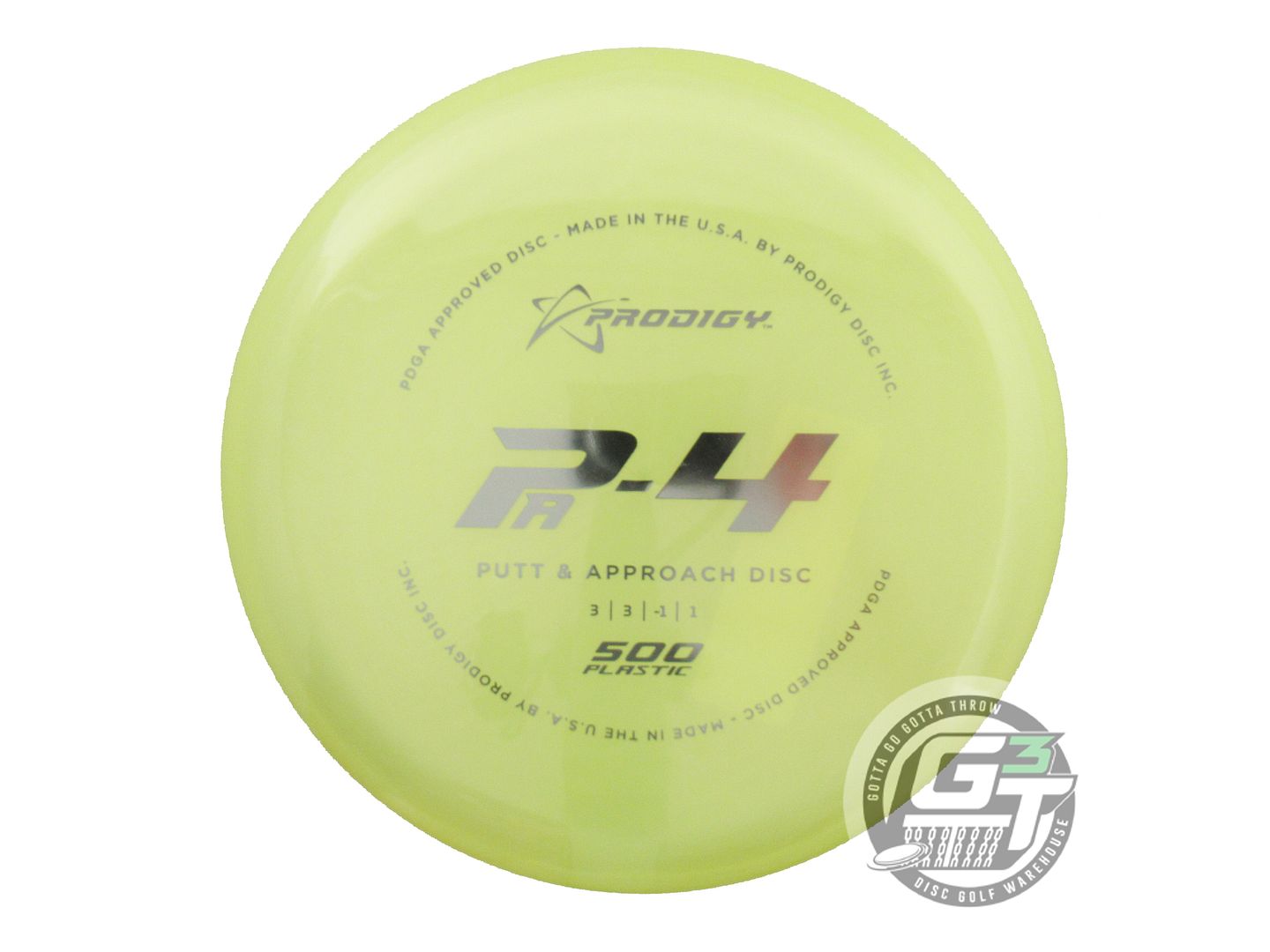 Prodigy 500 Series PA4 Putter Golf Disc (Individually Listed)