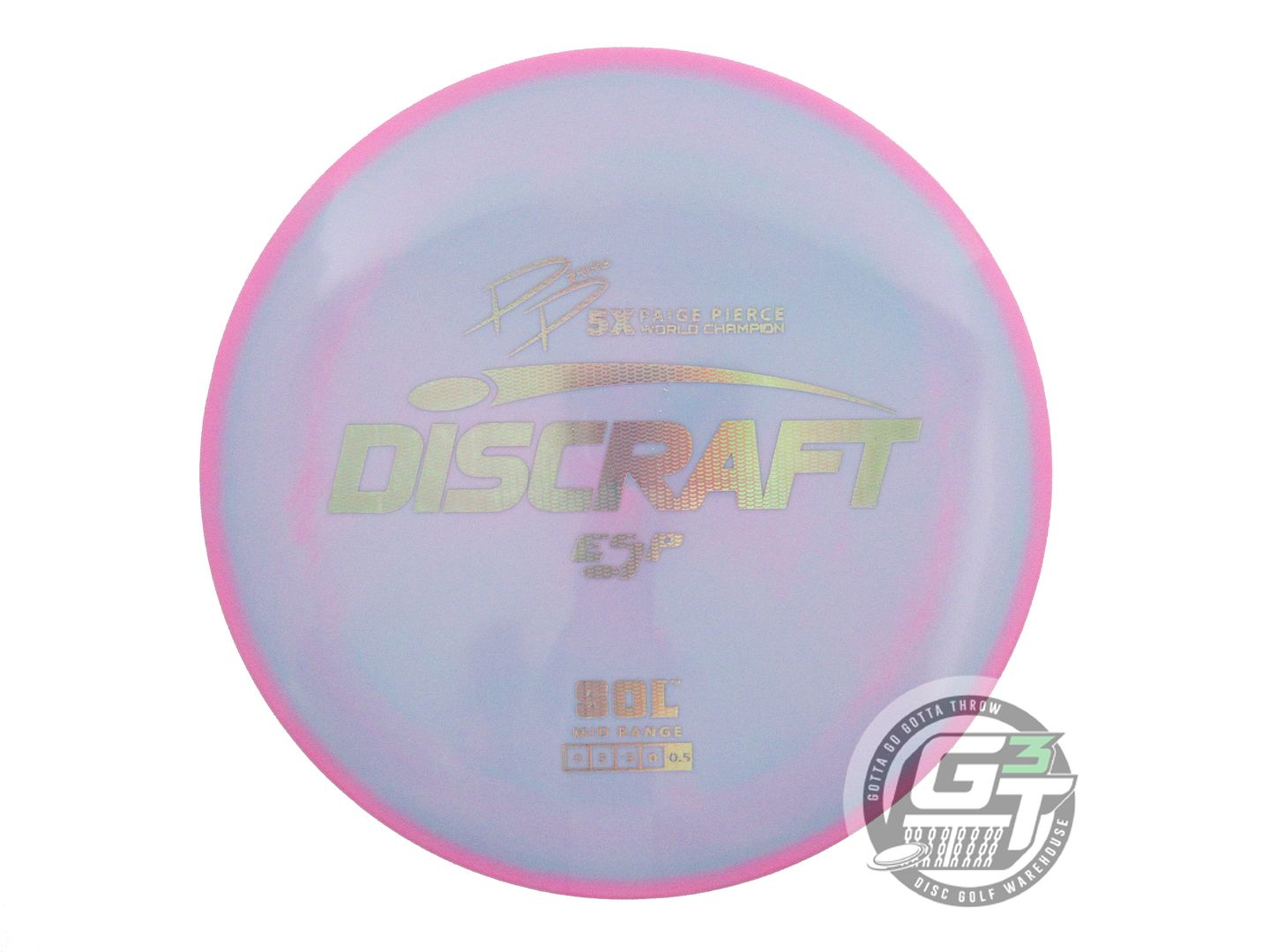 Discraft ESP Sol [Paige Pierce 5X] Midrange Golf Disc (Individually Listed)
