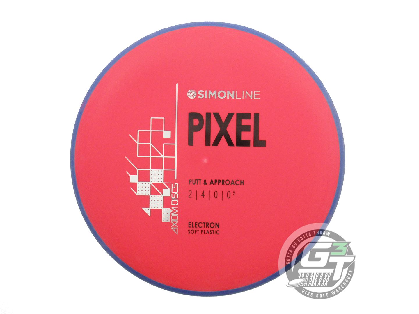Axiom Simon Lizotte Simon Line Electron Soft Pixel Putter Golf Disc (Individually Listed)