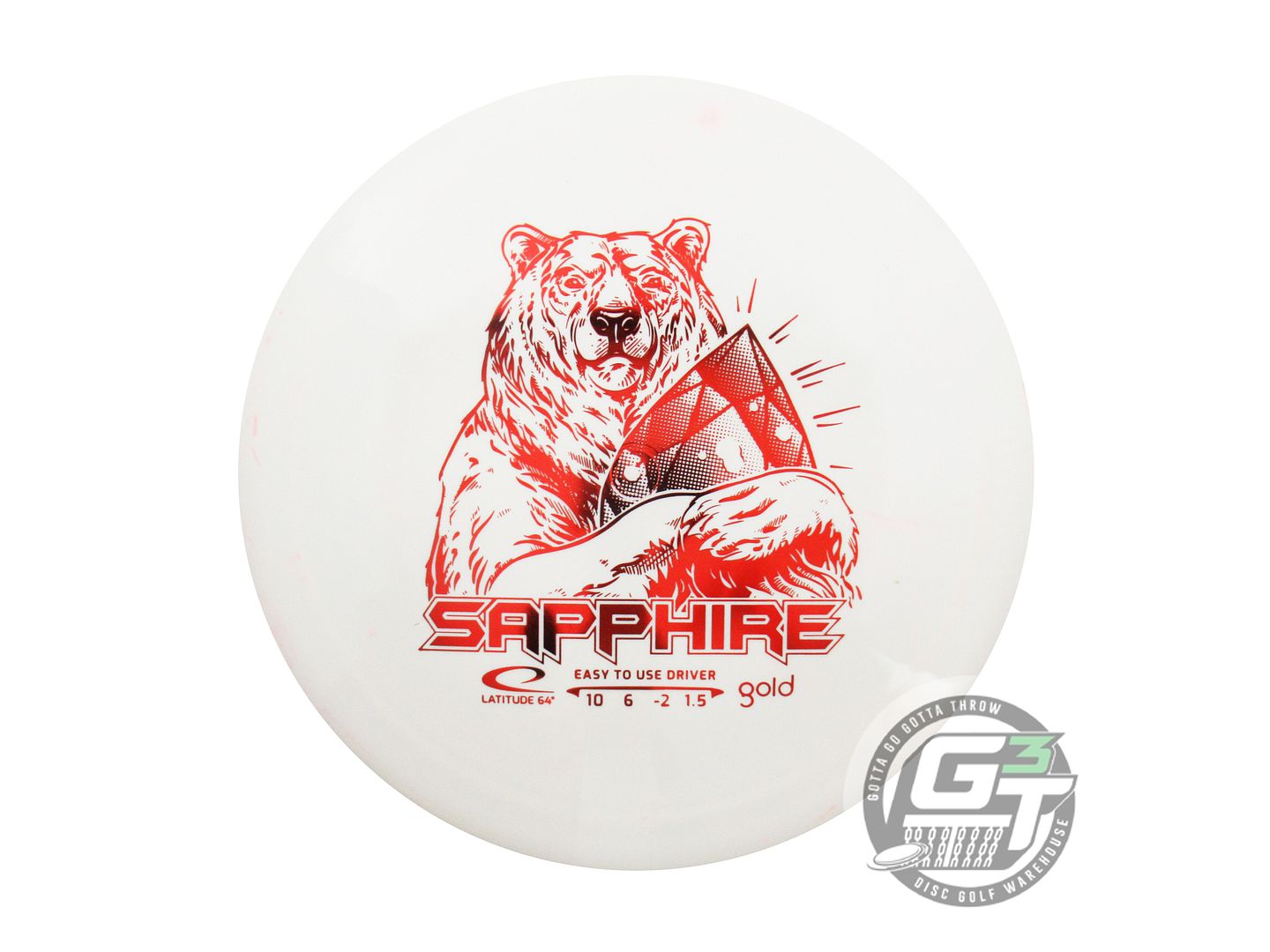 Latitude 64 Gold Line Sapphire Distance Driver Golf Disc (Individually Listed)