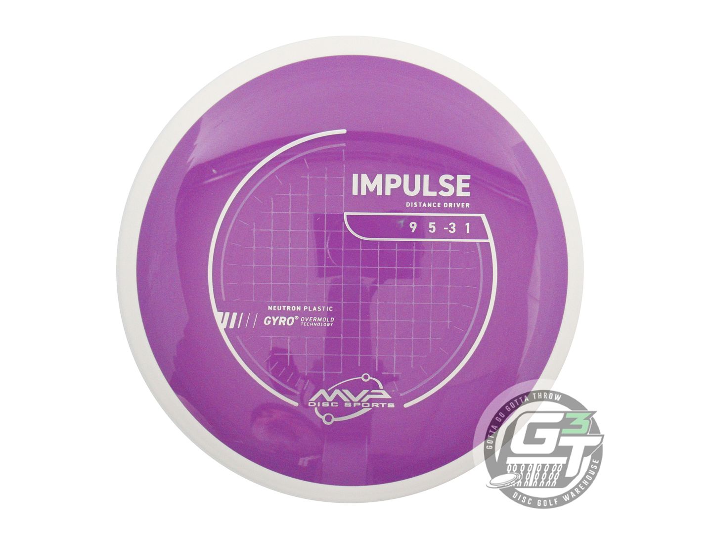 MVP Neutron Impulse Distance Driver Golf Disc (Individually Listed)