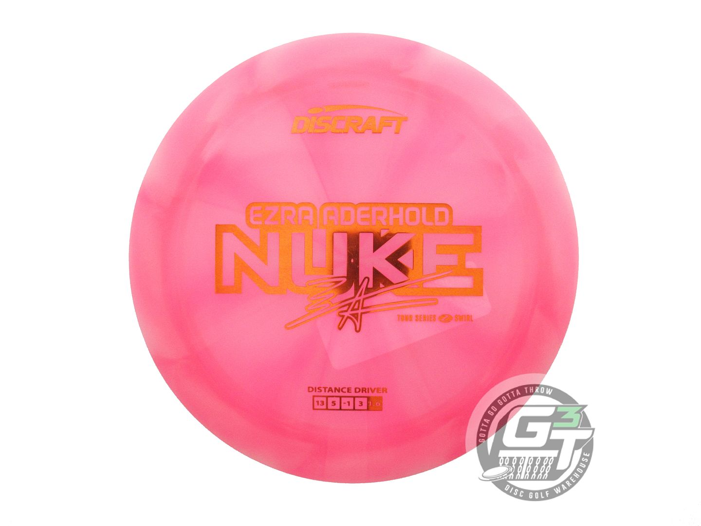 Discraft Limited Edition 2025 Tour Series Ezra Aderhold Swirl Elite Z Nuke Distance Driver Golf Disc (Individually Listed)