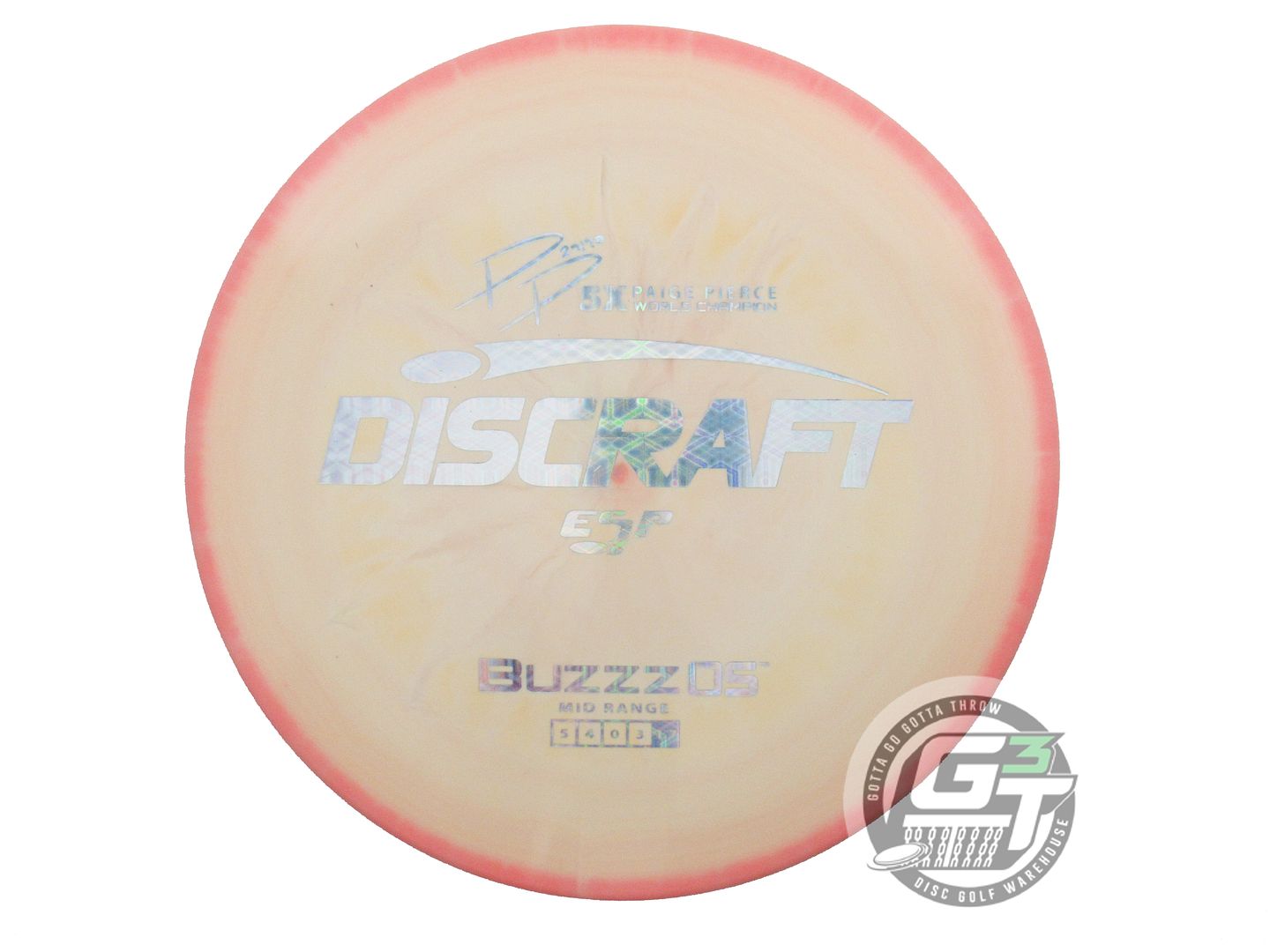 Discraft ESP Buzzz OS [Paige Pierce 5X] Midrange Golf Disc (Individually Listed)