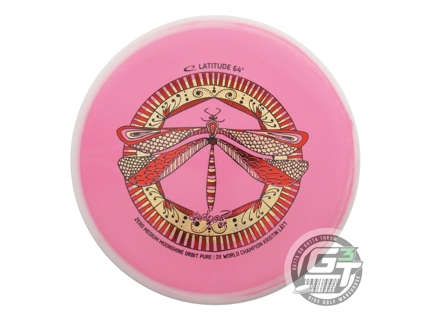 Latitude 64 Limited Edition 2026 Team Series Kristin Latt Moonshine Glow Zero Medium Orbit Pure Putter Golf Disc (Individually Listed)