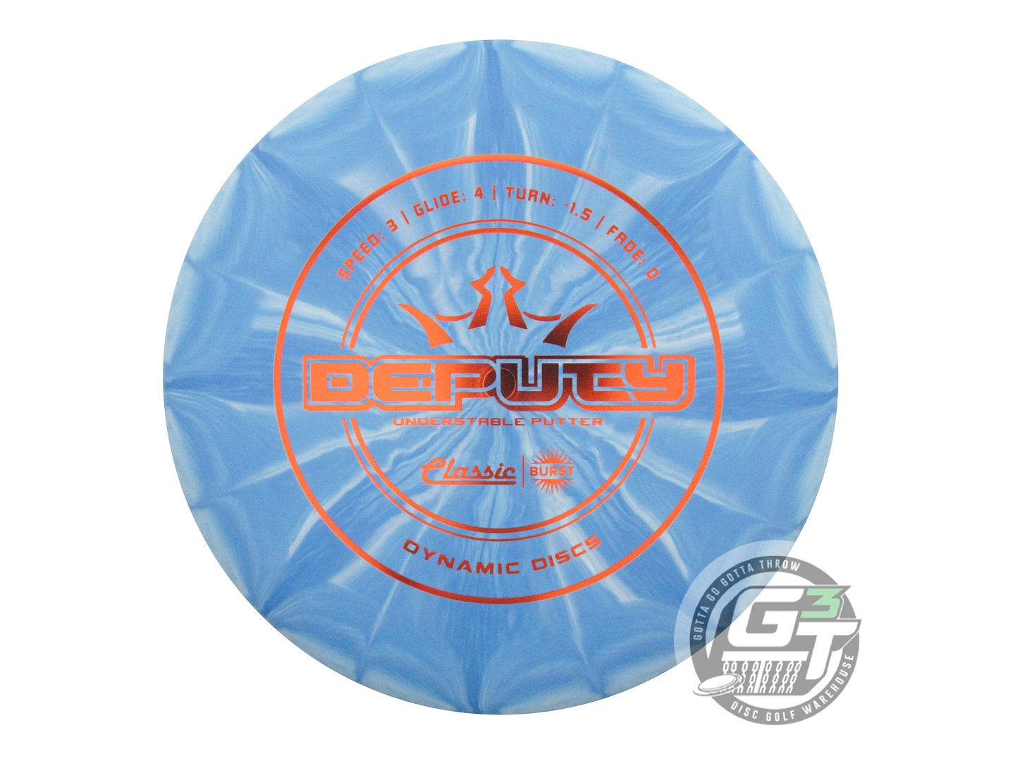 Dynamic Discs Classic Line Burst Deputy Putter Golf Disc (Individually Listed)