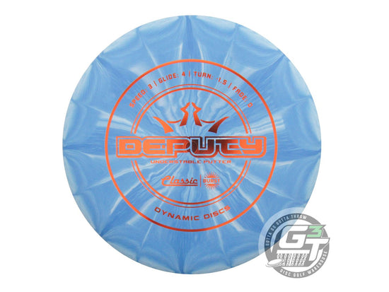 Dynamic Discs Classic Line Burst Deputy Putter Golf Disc (Individually Listed)