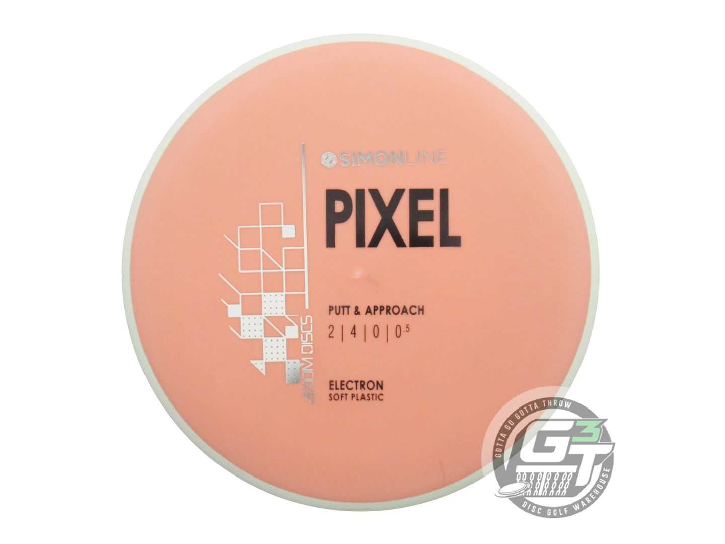 Axiom Simon Lizotte Simon Line Electron Soft Pixel Putter Golf Disc (Individually Listed)