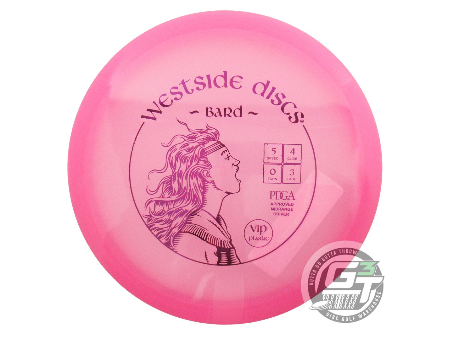 Westside VIP Bard Midrange Golf Disc (Individually Listed)