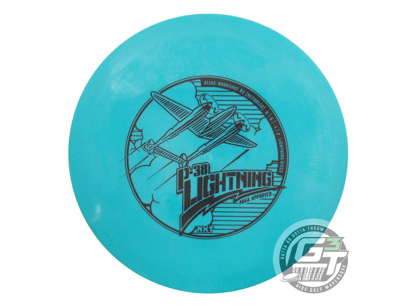 Lightning NXT P-38 #2 Hookshot [Retool] Fairway Driver Golf Disc (Individually Listed)