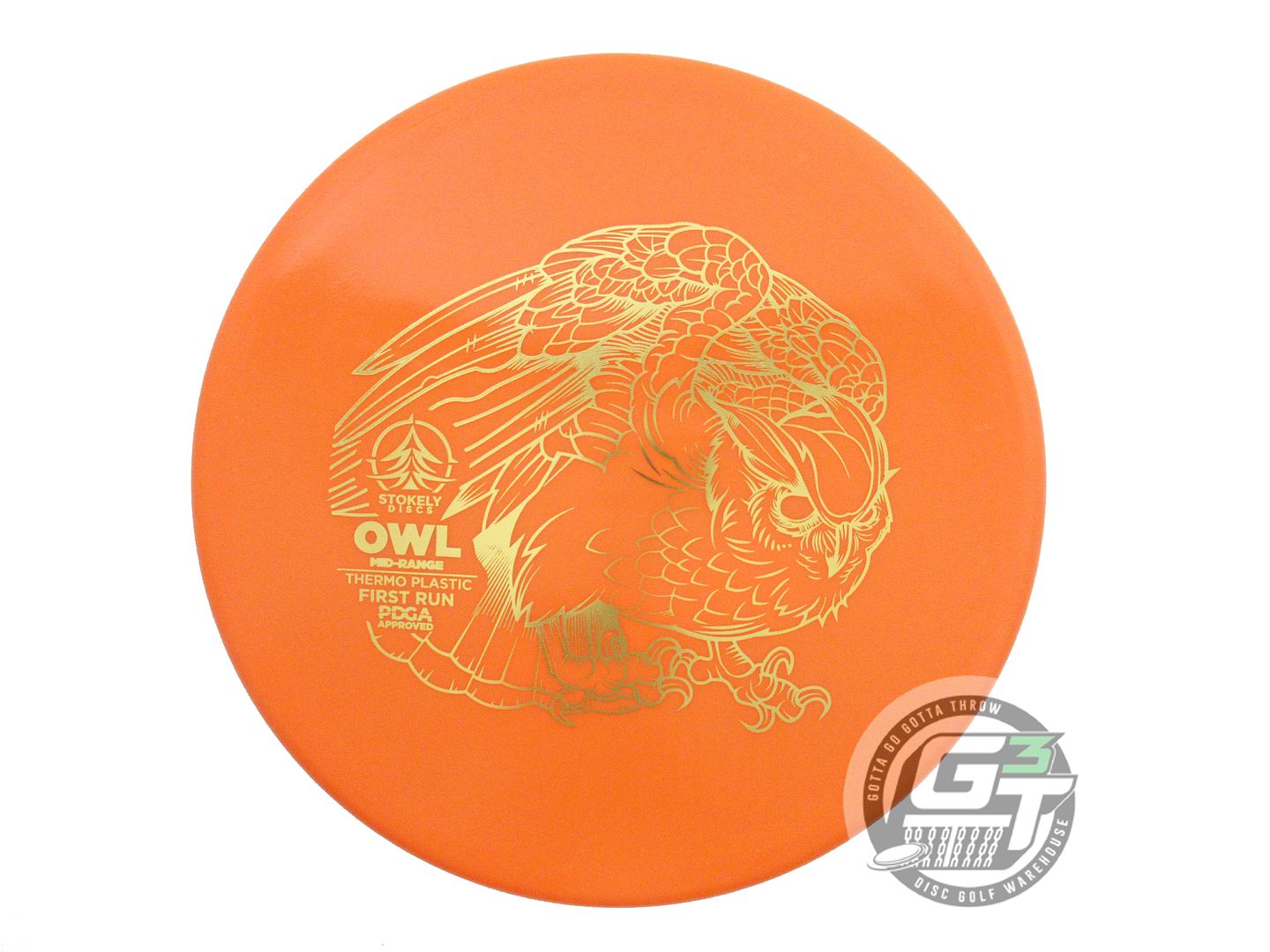Stokely First Run Thermo Owl Midrange Golf Disc (Individually Listed)