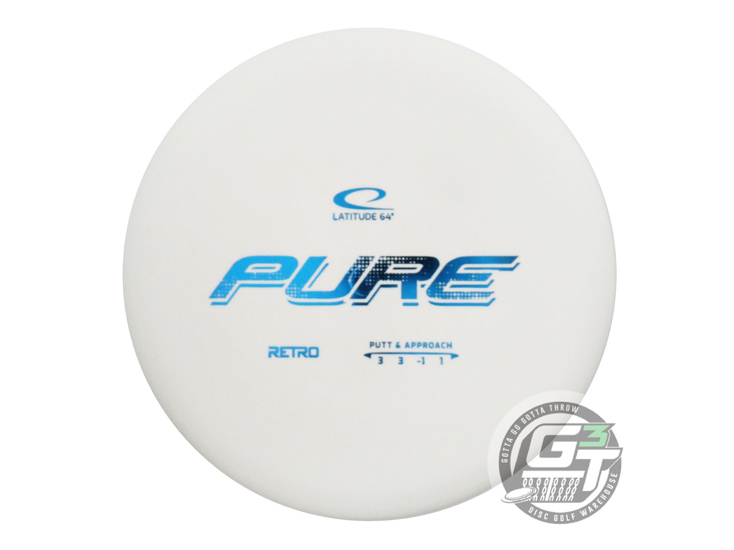 Latitude 64 Retro Line Pure Putter Golf Disc (Individually Listed)