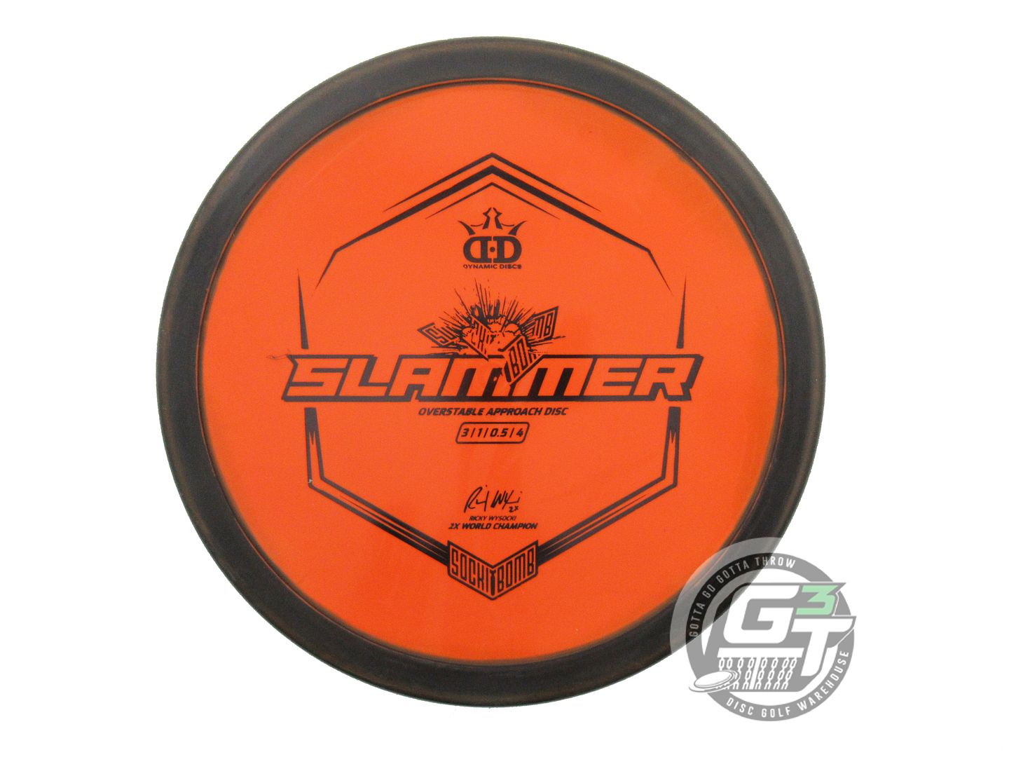 Dynamic Discs Limited Edition Ricky Wysocki Ignite Stamp V3 Supreme Classic Orbit Sockibomb Slammer Putter Golf Disc (Individually Listed)