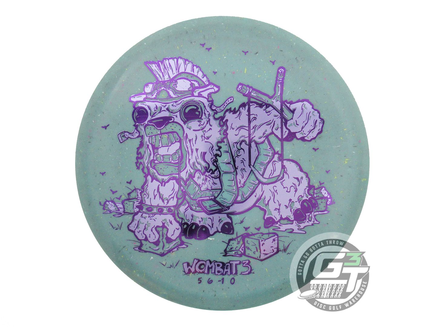 Innova Limited Edition Unhinged Stamp Splatter Star Wombat3 Midrange Golf Disc (Individually Listed)