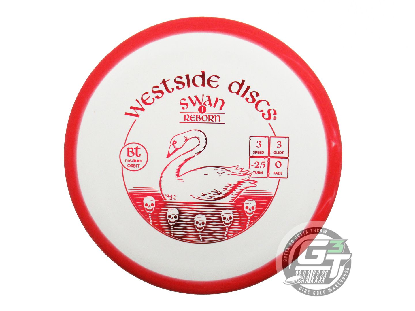Westside BT Medium Orbit Swan 1 Reborn Putter Golf Disc (Individually Listed)