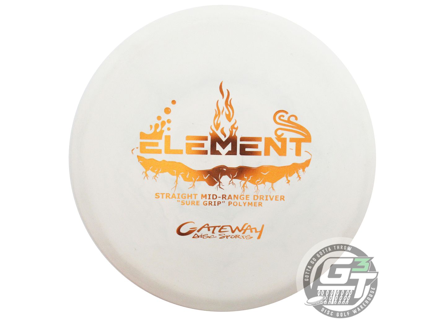 Gateway Sure Grip Element Midrange Golf Disc (Individually Listed)