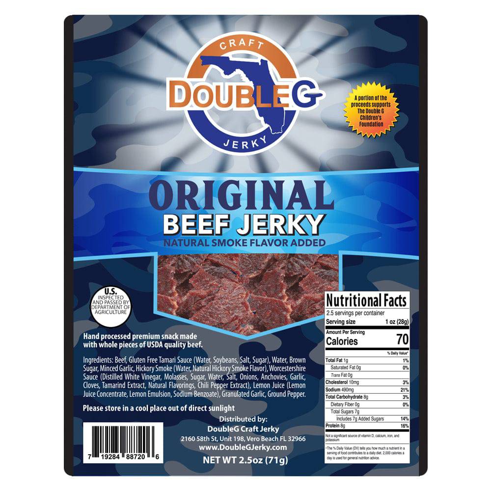 Double G Craft Jerky Accessory 2.5 ounces Double G Craft Beef Jerky - Original