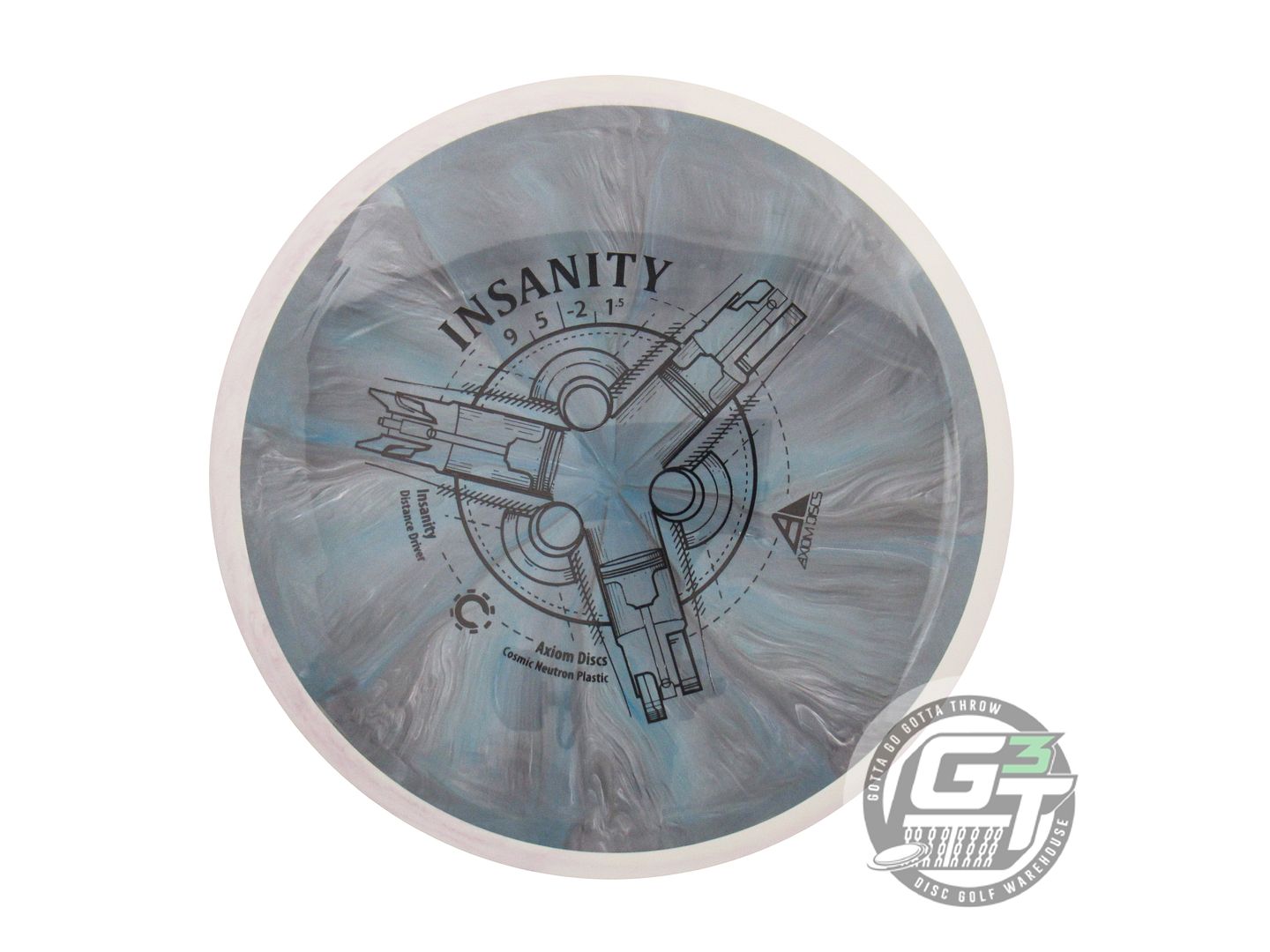 Axiom Cosmic Neutron Insanity Distance Driver Golf Disc (Individually Listed)