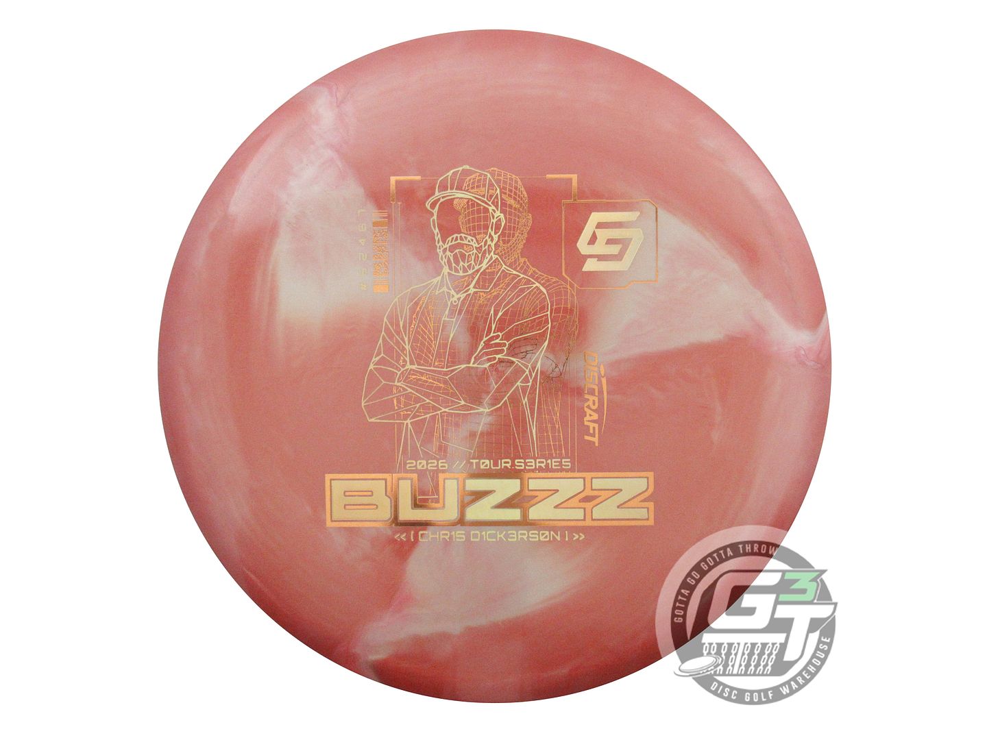 Discraft Limited Edition 2026 Tour Series Chris Dickerson V2 Special Blend Buzzz Midrange Golf Disc (Individually Listed)