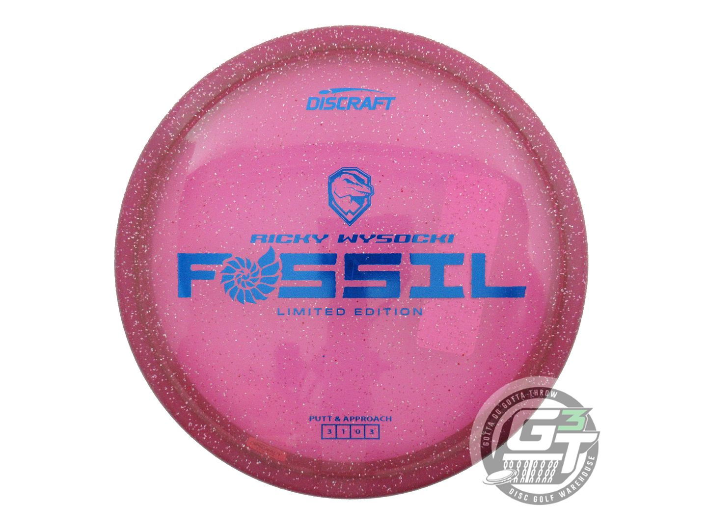 Discraft Limited Edition Prototype Ricky Wysocki Signature Fossil Putter Golf Disc (Individually Listed)