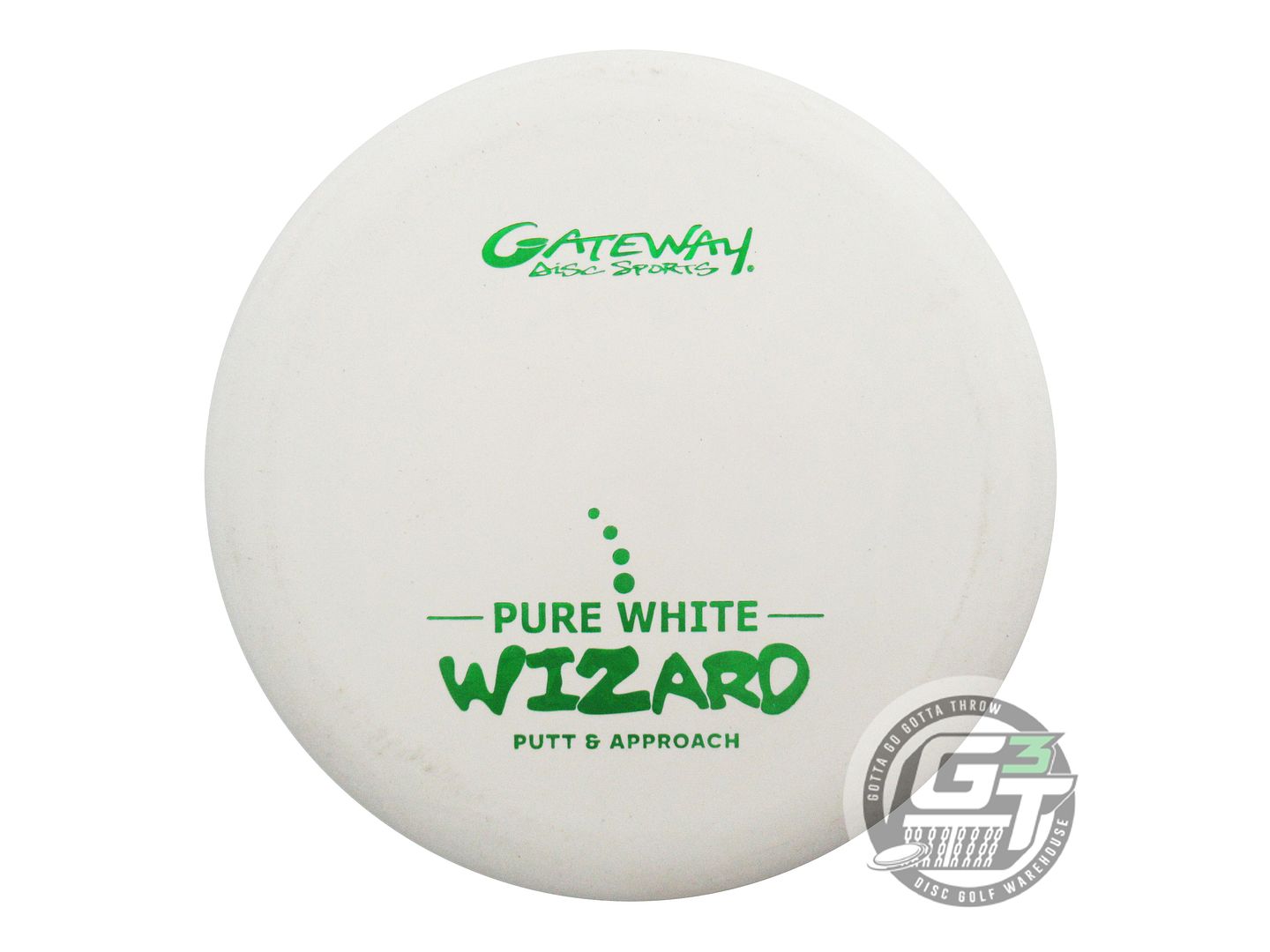 Gateway Pure White Wizard Putter Golf Disc (Individually Listed)