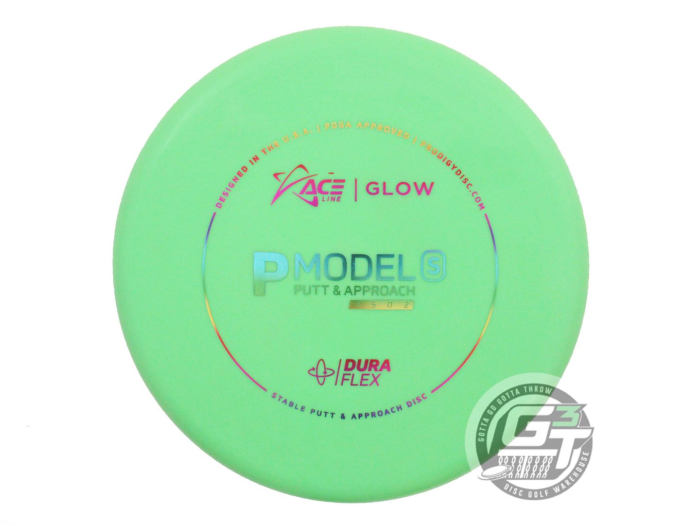 Prodigy Ace Line Glow DuraFlex P Model S Putter Golf Disc (Individually Listed)