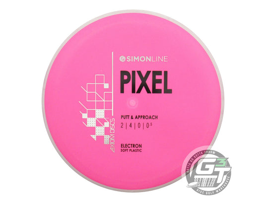 Axiom Simon Line Electron Soft Pixel [Simon Lizotte] Putter Golf Disc (Individually Listed)