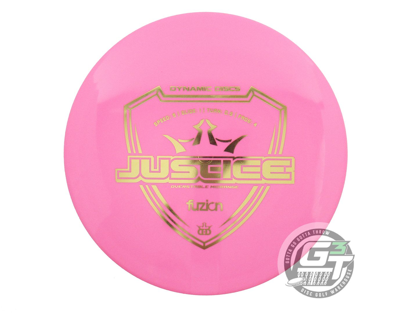 Dynamic Discs Fuzion Justice Midrange Golf Disc (Individually Listed)