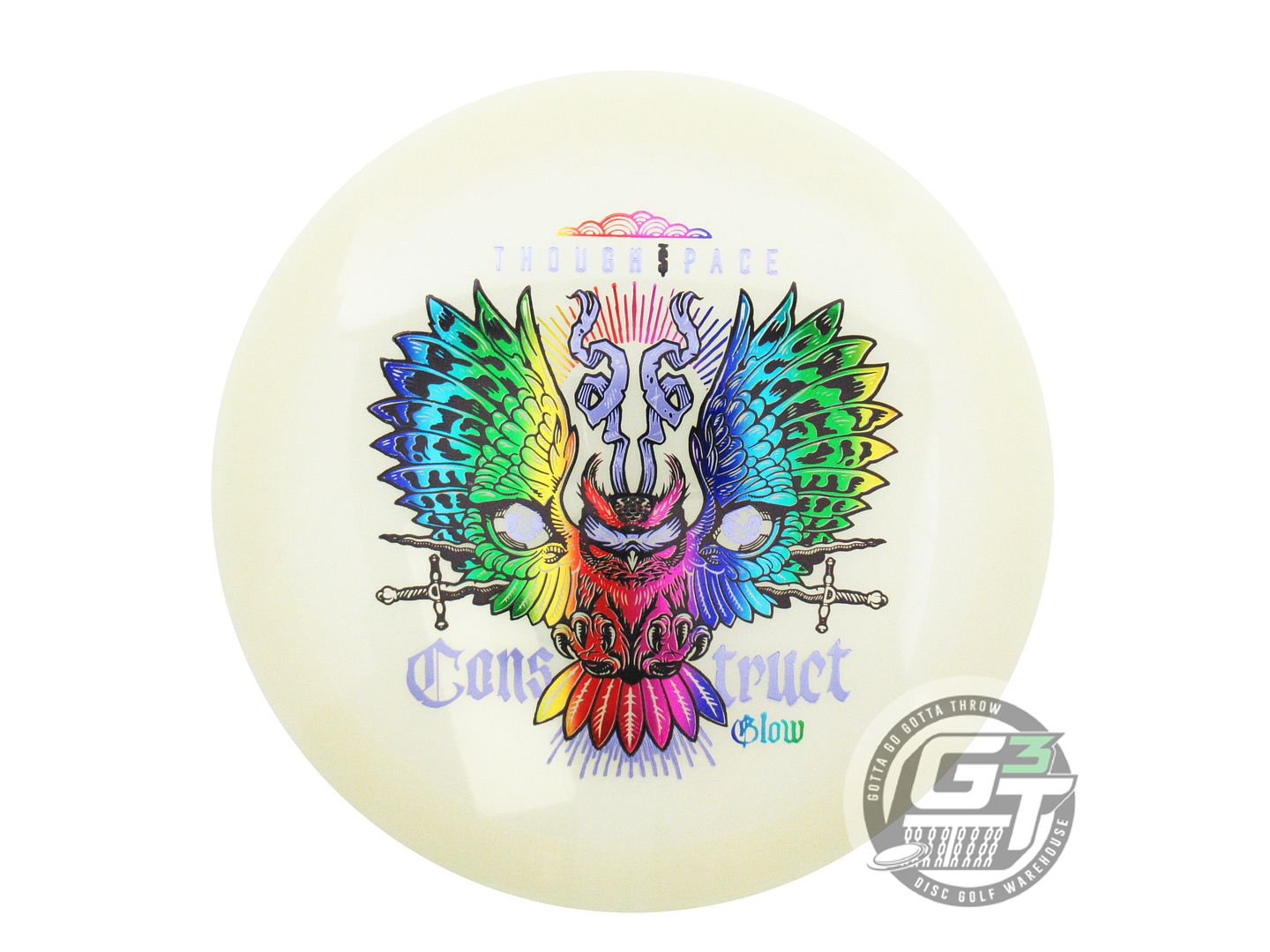 Thought Space Athletics Glow Construct Distance Driver Golf Disc (Individually Listed)